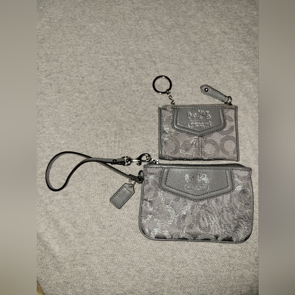 Coach Wristlet and Coin Purse Set